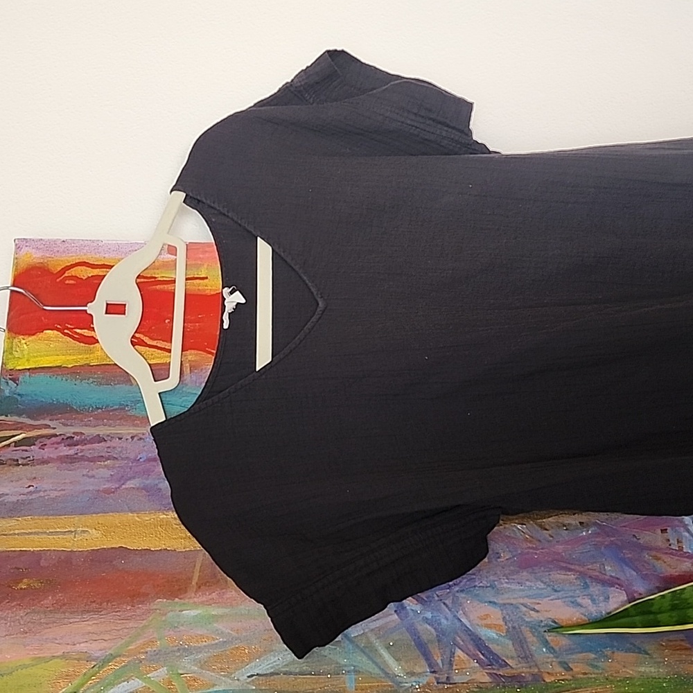 Eileen Fisher black dress - Picture 2 of 4